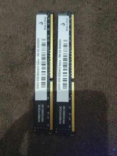 2 memórias por 150 reais ddr3 8 gb