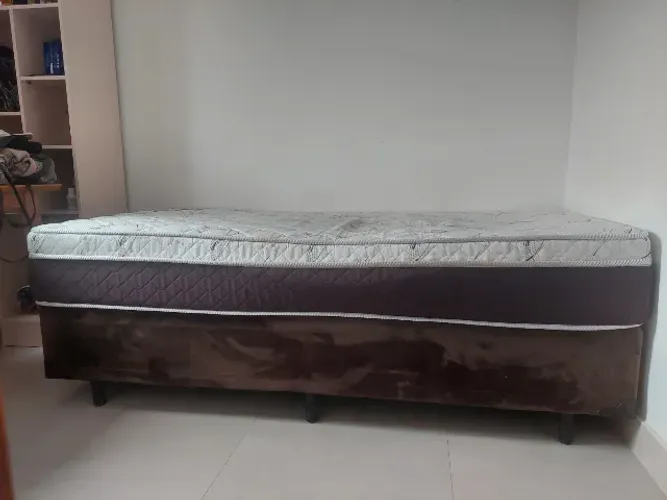 Cama Box Solteiro + Colchão