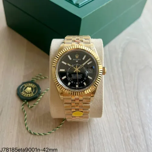 ROLEX SKY DWELLER, DIAL PRETO/ 42 MM.SC