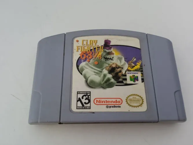 Cartucho Clay Fighter 63 1/3 original nacional Nintendo 64