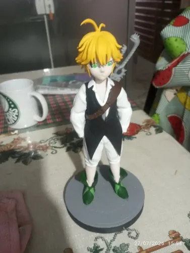 Boneco do miliodas em 3d personalizado