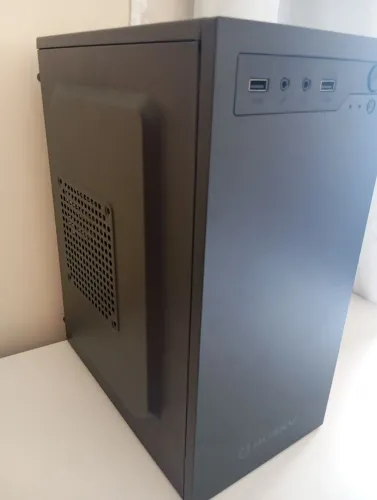 Gabinete office husky 100 micro ATX preto