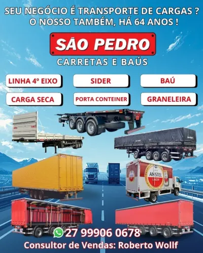 Baú - Semi Reboque Sider São Pedro