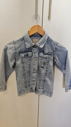 Jaqueta jeans infantil tamanho 5