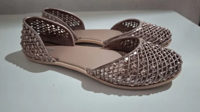 Sapatilha Melissa Adulto Crown Brilhante Feminino
