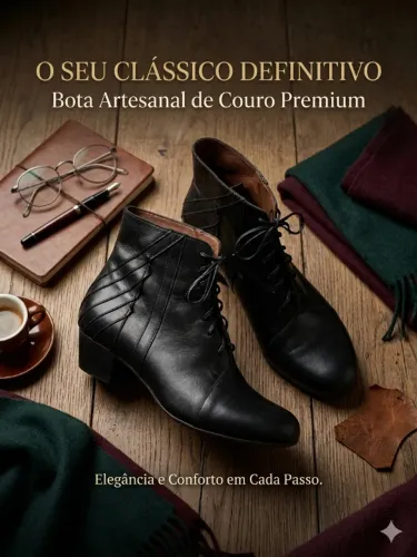 Bota Luiza Perea - Cano curto - NOVA