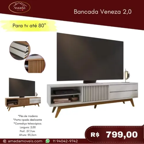 Bancada Veneza 2,0 a pronta entrega