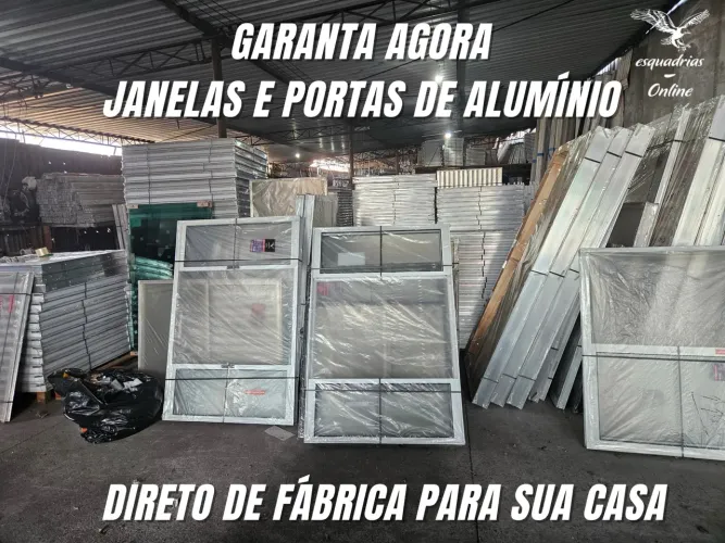 Portas e janelas na promoção com peças aparti de R$350,00