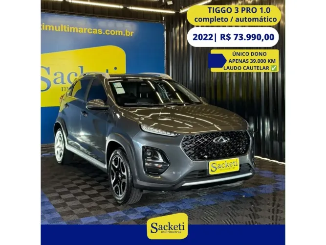 Chery Tiggo 3X PRO 1.0 Turbo Flex AUT 2022