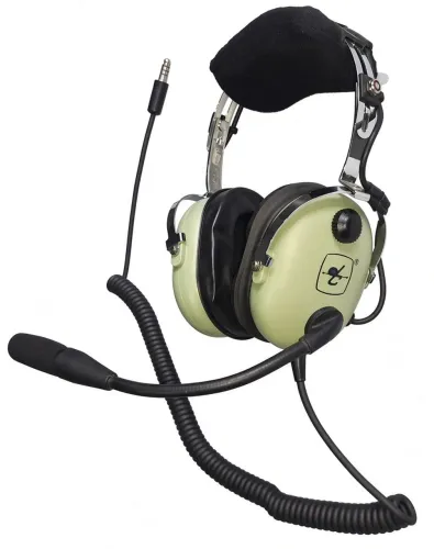 Fone De Ouvido David Clark H10-13H Aviação Estéreo Verde