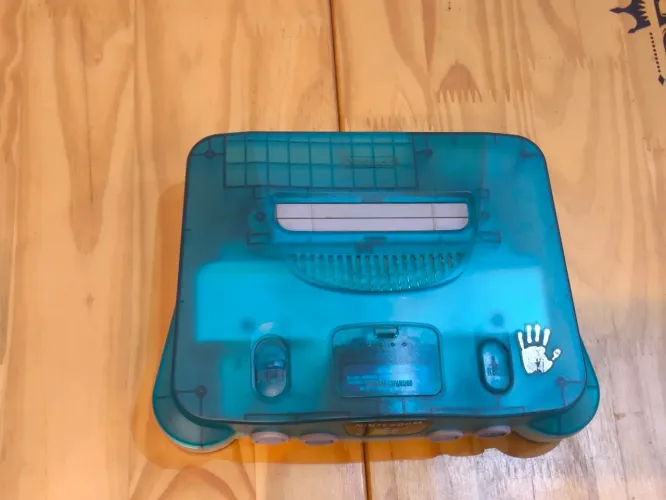 Console Nintendo 64 Edição Clear Blue Japonês 