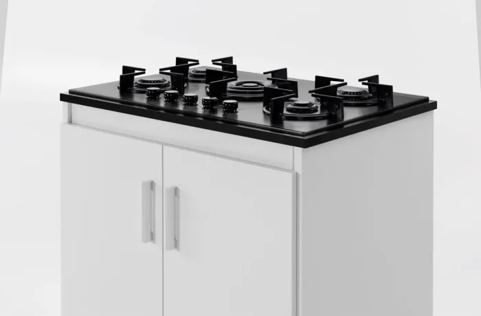 Balcão Cooktop 80 cm. Entrega e Montagem Grátis