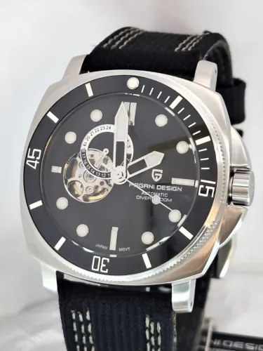 relógio pagani 'panerai' pd-1736 nh39 caliber