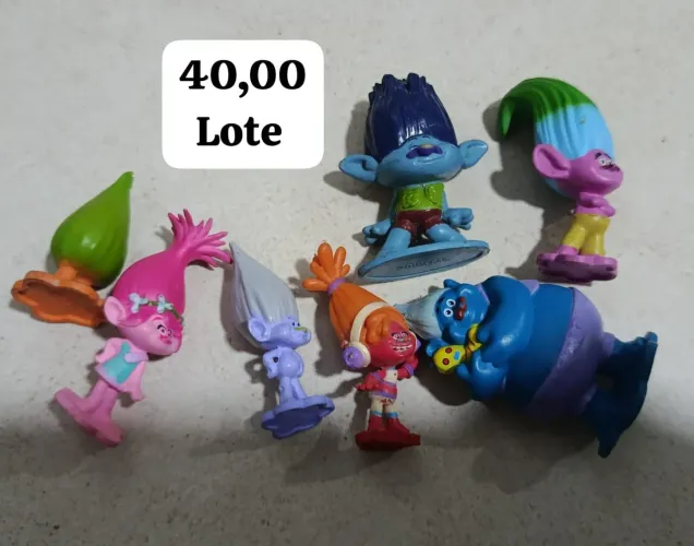 Lote de Miniaturas  Trolls Originais 