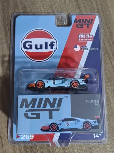 Mini GT Ford GT 40 Gulf lacrado 