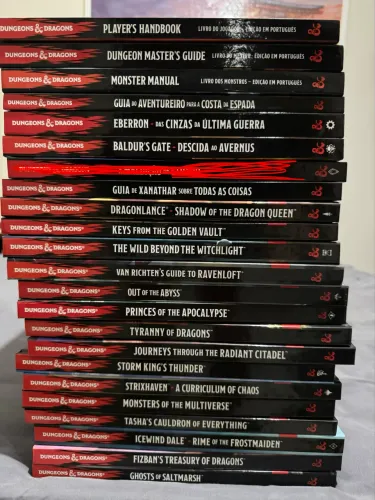 Coleção Livro Dungeons and Dragons 5 edição
