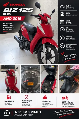 Vendo Honda Biz 2016