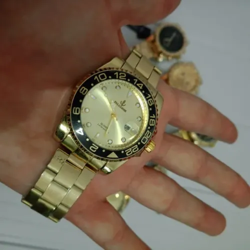 Relógio masculino Relogio Dourado Relogio de Couro Feminino Pulseira masculina acessório