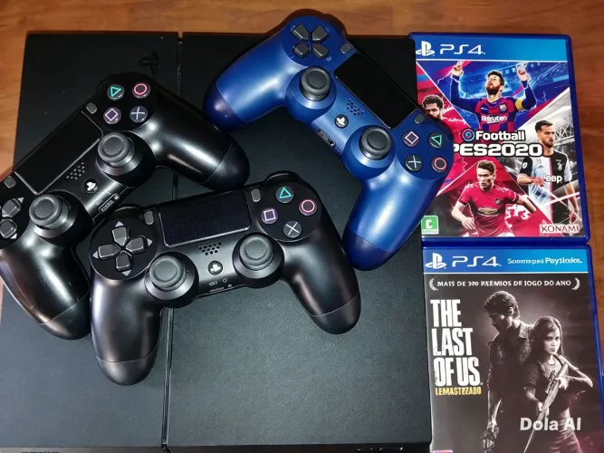 PS4 500GB 3 Controles original