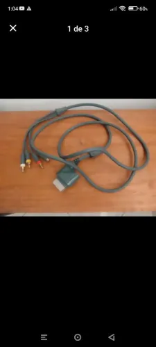 Cabo de áudio e vídeo AV Xbox 360