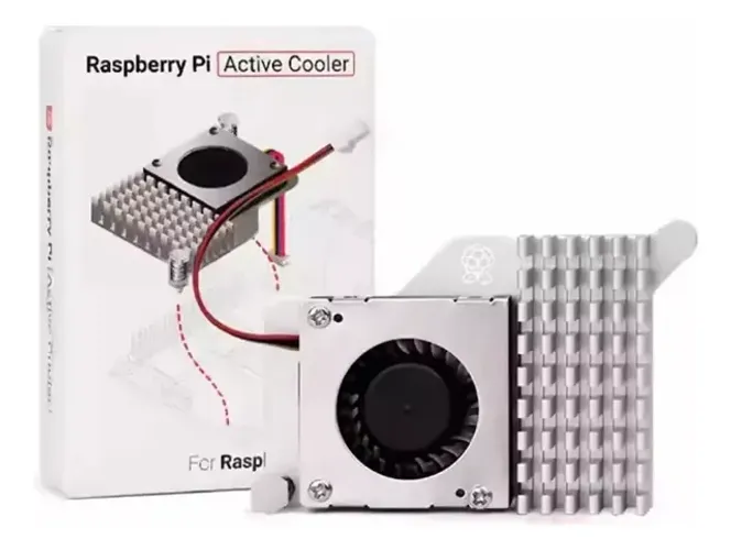 Raspberry Pi 5 Cooler Ativo Original Dissipador de Aluminio