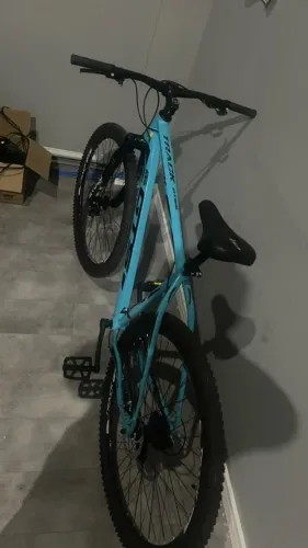 Par de Bicicletas GTS Pro M5 Aro 29 Seminovas (Azul XL + Branca L)
