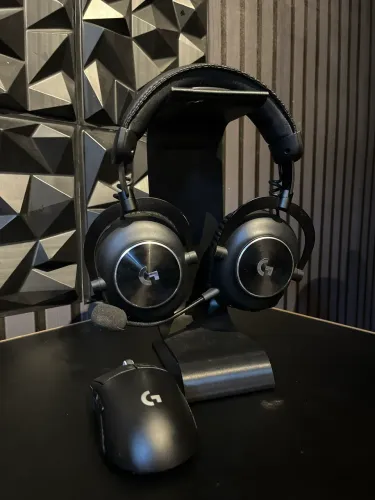 Headset Gamer Sem Fio + Mouse Gamer Sem Fio