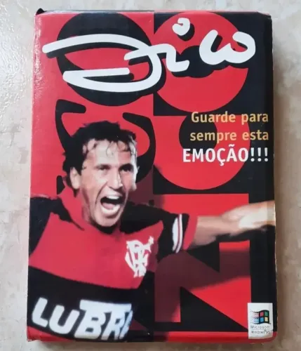 Aprenda Futebol Com Zico - Cd Rom Duplo Na Caixa Original <br>Original (Usado)