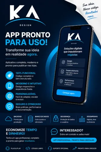 Criação de app Profissional