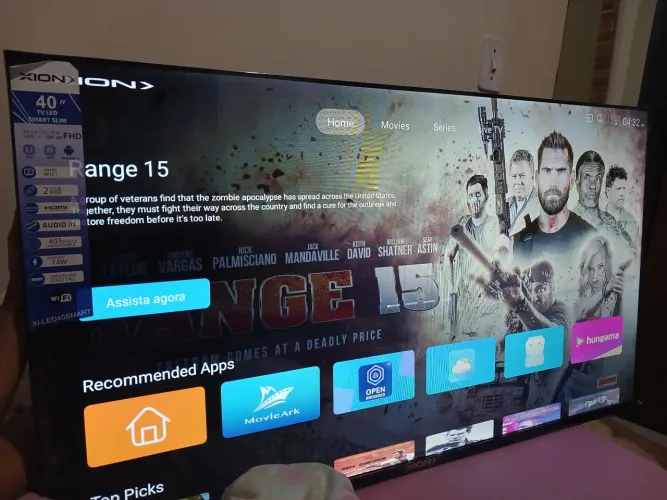 Tv smart android 40 nova na caixa
