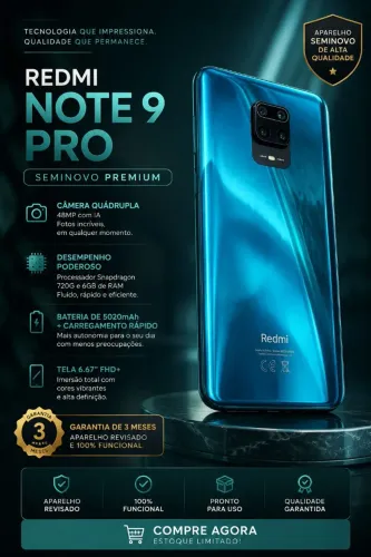 XIAOMI note 9 pró