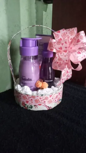 Cesta presente feminino natura