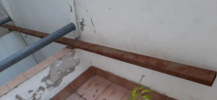 Viga de Ferro  100 X 50 mM com 5 M