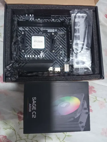 Troco ryzen 5500+placa mae mancer a520m e aircooler pichau sage c2,por ryzen 5600g + volta