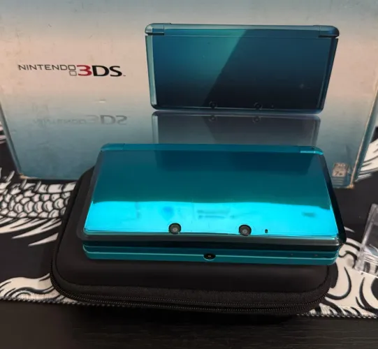 Nintendo 3DS CIB Desbloqueado 64gb TODOS OS ITENS
