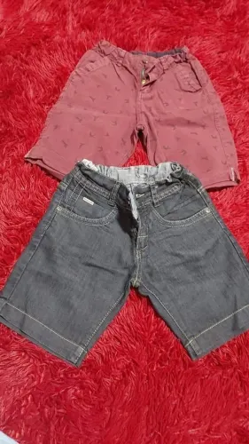 Lote - Shorts jeans 7/8 anos