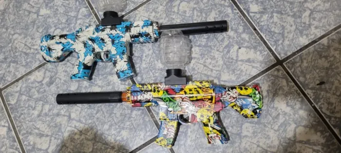 Brinquedo disparador de Gel