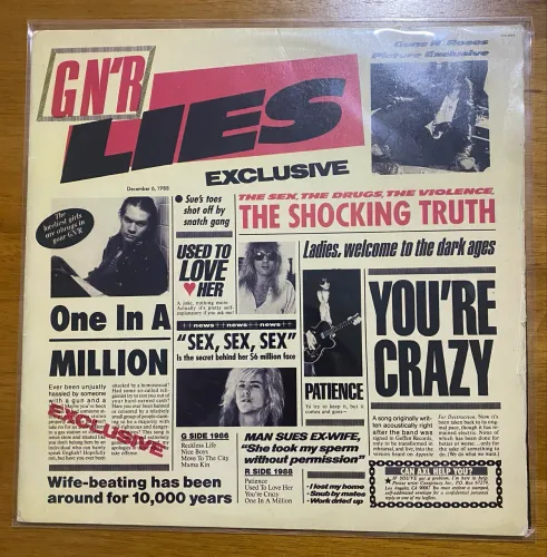 Disco de vinil (LP) Guns N Roses - Lies