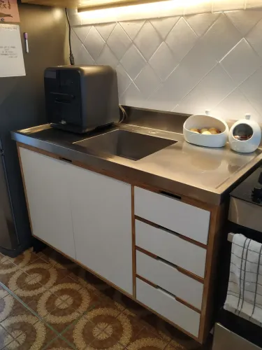 Tampo pia aço inox