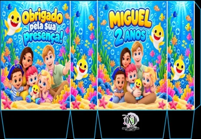 SACOLINHA PERSONALIZADA TEMA BebeFinn