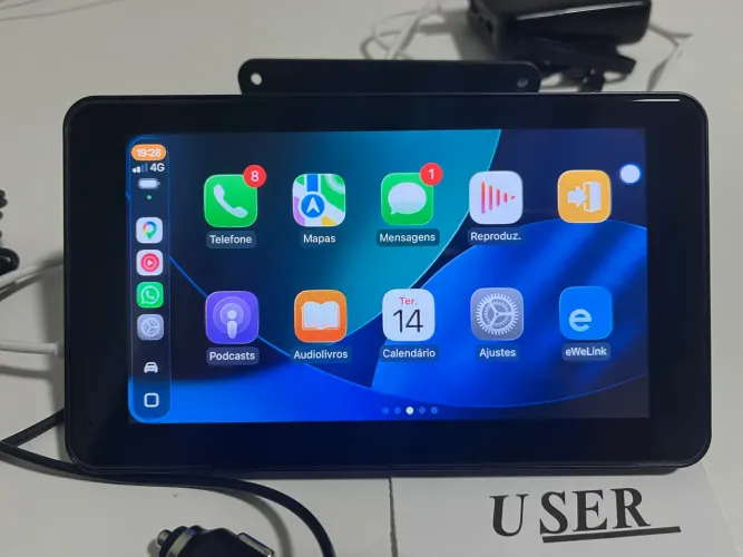 Multimídia CarPlay Android Auto portátil 