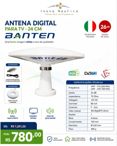 Antena digital para tv Banten