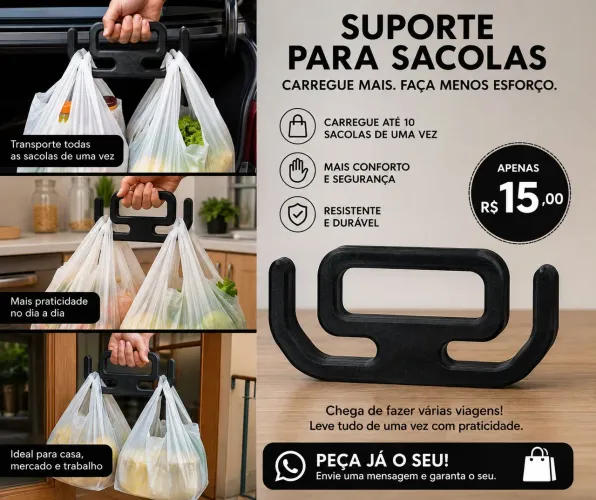Suporte para sacolas