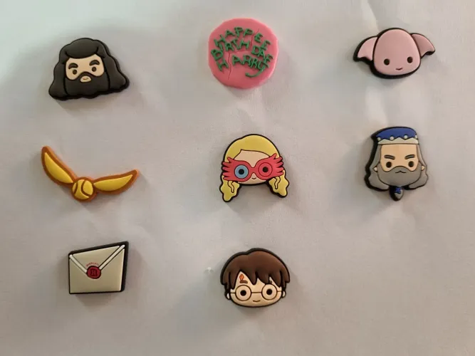 Lote 8 pins Harry Potter - Cacau Show