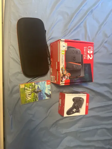 Switch 2 com pro controle usado pouquíssimas vezes
