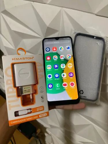 Samsung Galaxy A03 Core 32GB Impecável + Capinha + Película + Carregador