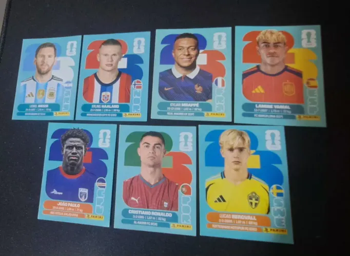 Lote ou unidade de Figurinhas Copa 2026 - Craques e midiáticos