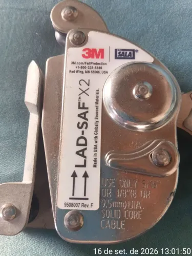 Trava-quedas deslizante LAD SAF 3M DBI Sala