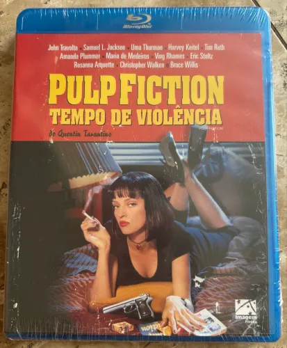 Blu-ray: Pulp Fiction - Tempo de Violência (lacrado e original) - Quentin Tarantino