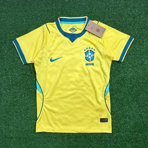 Camisa do Brasil Feminina Amarela - HEXA